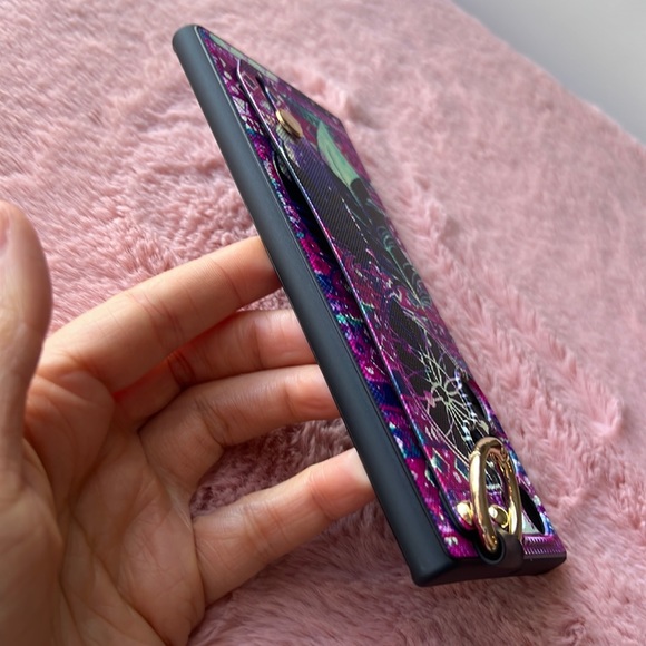 For Samsung Galaxy S22 ultra phone case with wrist strap kickstand keychain ring - Picture 9 of 17